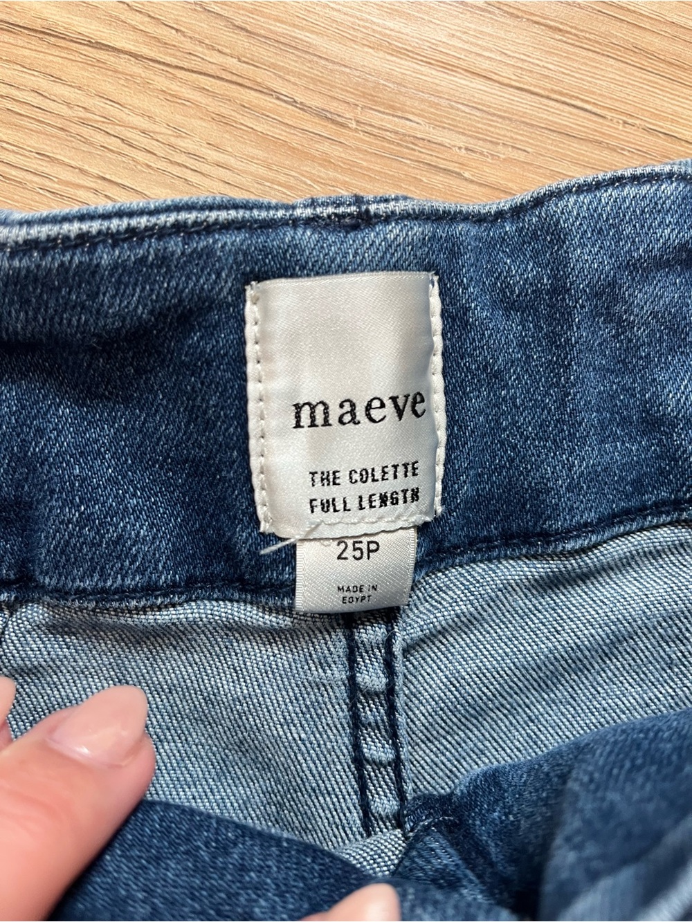 Anthropologie Maeve Colette Denim Jeans 25P - Picture 2 of 4